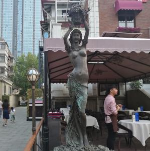Wholesale Outdoor garden beautiful grace girl bronze sculpture ,customized bronze statues, China sculpture supplier from china suppliers