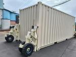 15tons 30tons 4pcs Rubber Super Shipping Container Lifting Caster with Twistlock