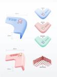 New Silicon Rabbit Anti-Collision Angle Solid Color Table Corner Children'S Anti