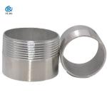 ASTM A733 Male Threaded NPT PN10 TBE PBE Oil / Galvanized / Pipe Nipple