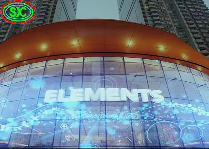 Rental Screen Removable HD Glass Crystal Chip P5 Transparent LED Display