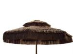 9 ft synthetic thatch beach umbrella 8 ribs plastic Thatched Tiki umbrella sand