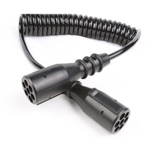 Wholesale Corrosion Resistant Trailer Power Cord Cable Coiled Trailer Cable 7 Core Black Color from china suppliers