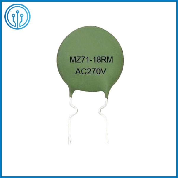 Degaussing MZ71 18OHM Ceramic PTC Thermistor 7.5MM Positive Coefficient