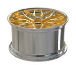 Staggered 21x10 2 Piece Forged Wheels Front 22x12 Rear Polished Ferrari 812 Rims