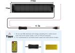 16*64 Flexible LED Screen Outdoor Display Waterproof Panel Car Window LED Soft