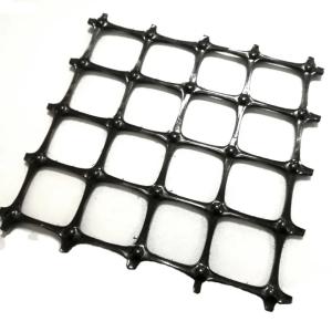 Wholesale 30kn Plastic Geogrid / Pp Biaxial Geogrid For Road Reinforcement from china suppliers
