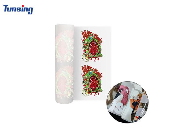 Hot Cool Peeling Clear DTF Heat Transfer Paper PET Film for DTF Printer Shake