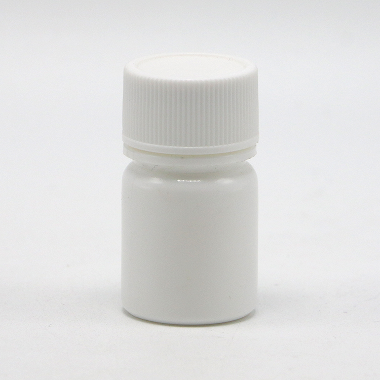 10mL Round Shape PE Plastic Bottle for Medicine Tablet Capsule Storage