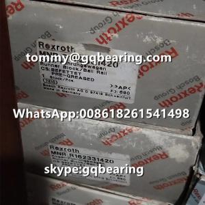 Wholesale Normal Accuracy Rexroth R162331420 Narrow Type Long Length Standard Height Linear Carriage from china suppliers