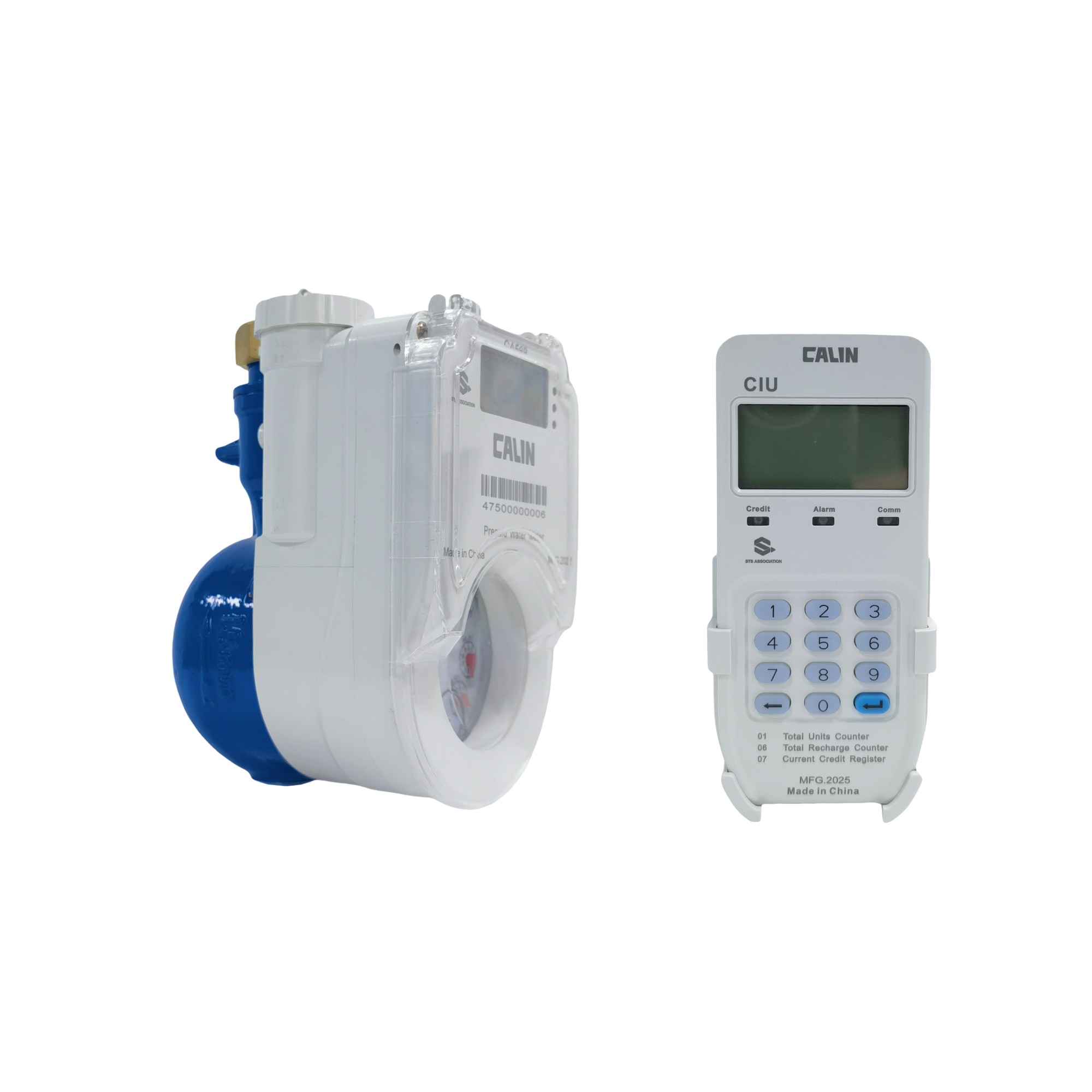 Smart Multi Jet STS Keypad Prepaid Water Meters IP67 Waterproof