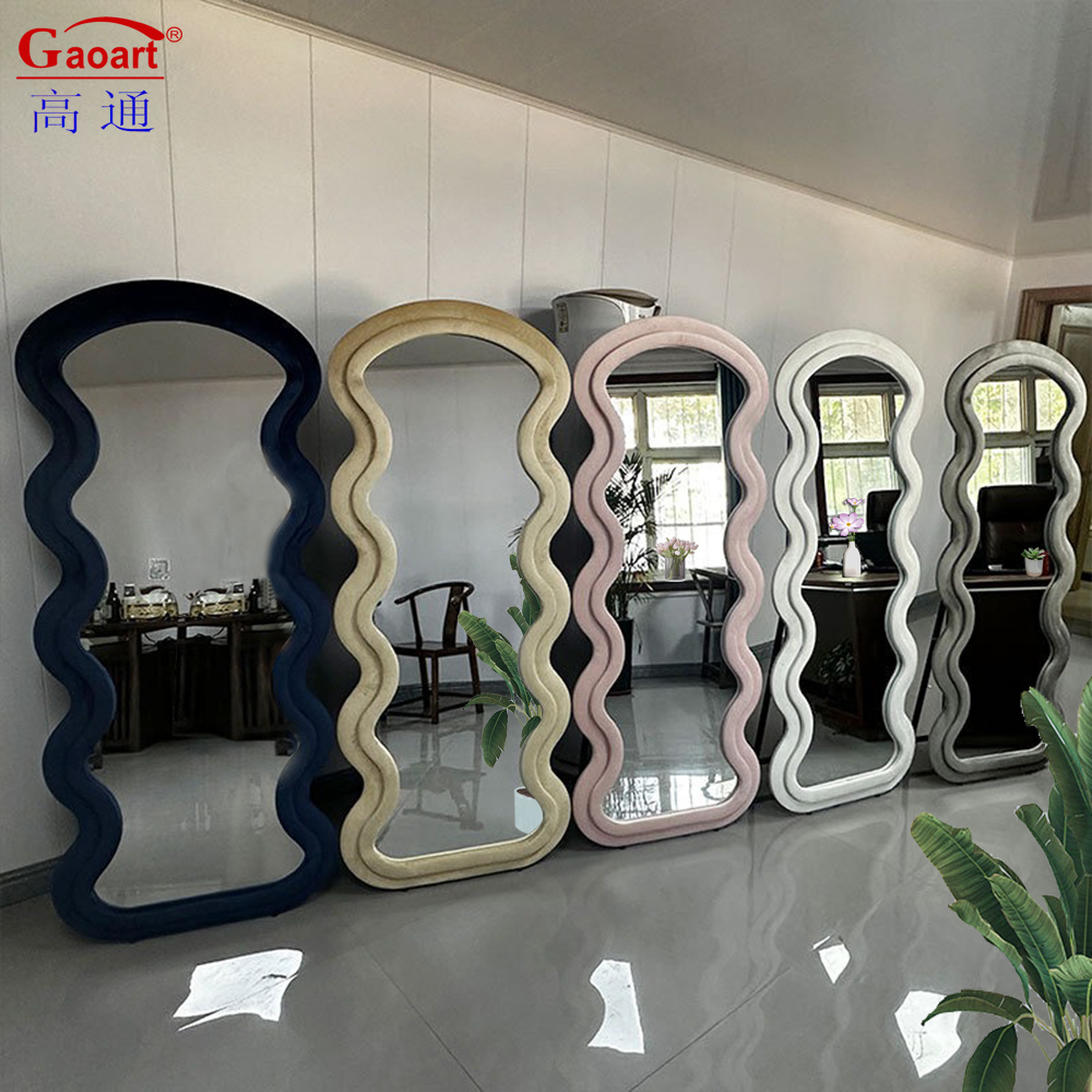 Customized Frame Width Black Bathroom Mirror for Hotel/Home/Salon/Shop/SPA Usage Scene at Large Salon