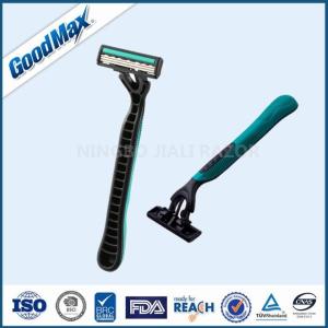 Wholesale Sensitive Skin Mens Shaving Razor With Triple Blades No Electric Coated With from china suppliers