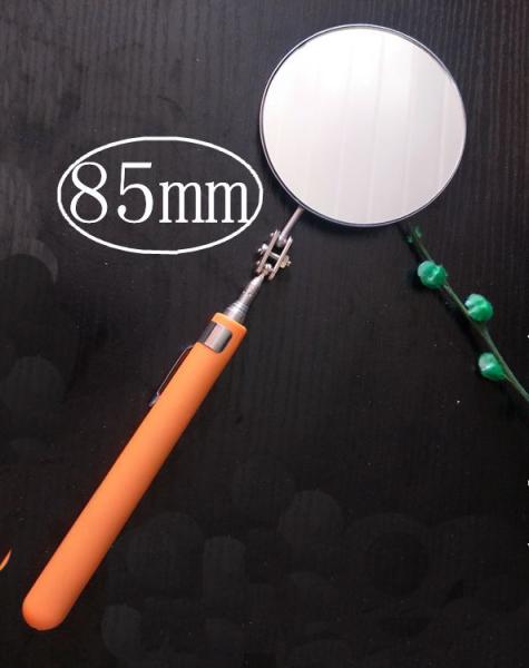 Cylindrical telescopic inspection mirror 85mm, using universal joint device any