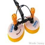 Electric Solar Panel Cleaning Equipment Tools Rotating Brush for Photovoltaic