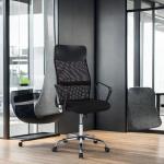 Modern Workspaces Swivel Office Chair with Stainless Steel Frame and Customized