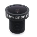Home Security Vandal Proof 2.1mm 5.0MP Fisheye CCTV Lens