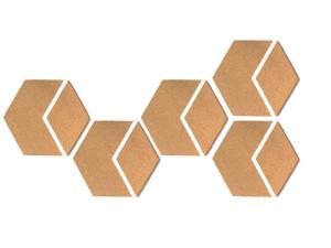 Wholesale DIY Hexagon Bulletin Board Tiles Adhesive from china suppliers