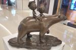 Decorative Home Indoor Small Bronze Sculpture 0.5m Length