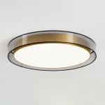 LED Ceiling Light All Copper Living Room Light Nordic Simple Room Round gold