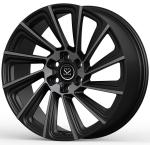 20x9.0/ET32/21/5x112/66.6 Twins Style Forged Rims Gloss Black For Audi Allroad