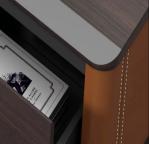 office furniture wooden square storage cupboard with door small display table