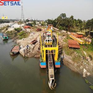 Wholesale Cumins 122kw Auxiliary Engine Power 10 Inch Cutter Suction Sand Dredger with Carriage from china suppliers