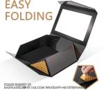 Black Gift Box For Present Contains Ribbon, Card, Groomsman Proposal Box, Extra