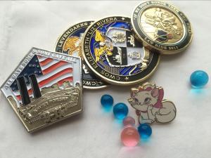Wholesale High Quality Custom 3D Souvenir Metal Police Challenge Coin With Epoxy from china suppliers