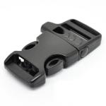15mm Curved Side Release Paracord Whistle Buckle in Package Size 3.00cm * 2.00cm