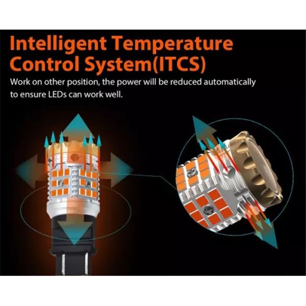 Aluminum 12V 28W 3156 T20 Canbus LED Car Bulbs