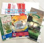 Custom recyclable kraft paper laminated pp woven food packaging bag with logo