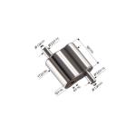 Aluminum Material 25mm Dual Adjustable Cable Grippers For 2.0 3.0mm Wire Rope
