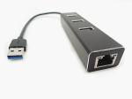 10Mbps 100Mbps 1000Mbps RJ45 8P Female USB Type C Hub