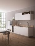 Customized Modern EB Board Kitchen Cabinet Tailored White Kitchen System