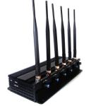 8 Channels Desktop Cellular Cell Phone Signal Jammer WiFi Blocker 3G & 4G Phone