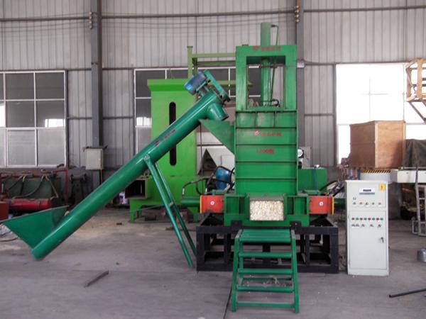Auto-feeder And Weighting 380v 60 Bale/H Wood Shaving Baler Bale Size Can Be