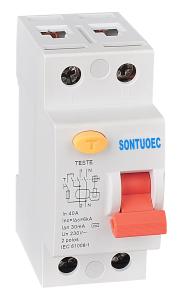 Wholesale IEC 61008 Plastic PA66 2P 4P RCCB Circuit Breaker from china suppliers