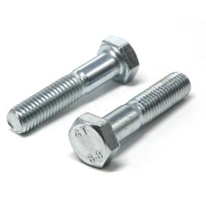 Wholesale DIN931 Part Thread UNF UNC 35k Hex Head Bolts White Zinc Plated from china suppliers