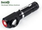 Rechargeable Military Led Flashlight With 90 Degree Angle Magnetic Base