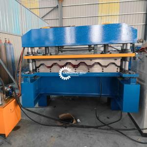 Wholesale Plc Floor Deck Roll Forming Machine Steel Sheet Profile Roofing Panel Making from china suppliers