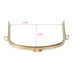 21×12cm Clutch Frame Hardware Kiss Clasp Lock