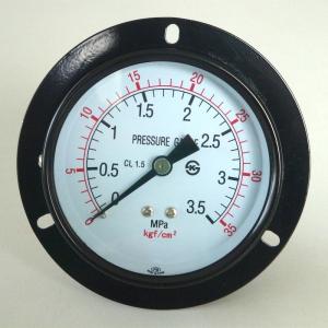 Wholesale 80mm Back Mount Pressure Gauge 3.5 MPa Phosphor Bronze Dual Scale Pressure Gauge from china suppliers