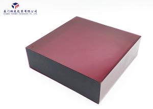 Wholesale Purple Rectangle Shape Custom Printed Plastic Boxes Clear PVC Sleeve 25.5*25.5*9cm from china suppliers
