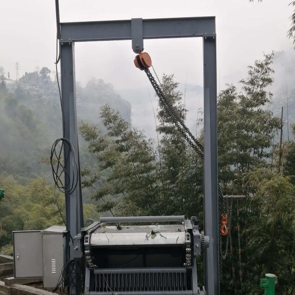 IP55 Automatic Bar Screen Wastewater Treatment 1kw For Hydro Power Plant Water
