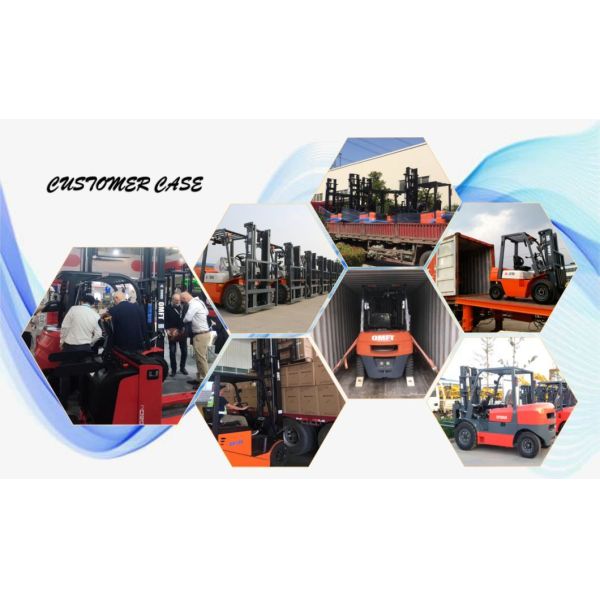 Container Electric Stacker 1.6t Load Unload Material Handling Equipment with EPS