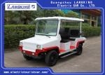 Red / White Five Seats Electric Patrol Car With Bucket HS CODE 8703101900