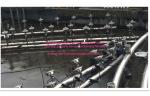Stainless Steel Running Fountain Water Pipe Frame With LED Underwater Lights 2"