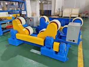 China PU Metal Self Aligning Welding Rotator Roller Tube Pipe Vessel 20 Tons Clamp on sale