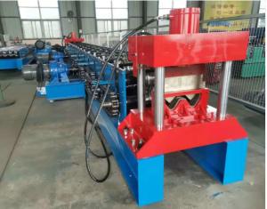 Wholesale Crash Barrier Highway Guardrail Roll Forming Machine Two Waves from china suppliers